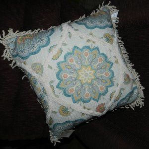 Mosaic Decorative Throw Pillows 20"x20" & Pillow cases Boho Chic  NWT/NEW!